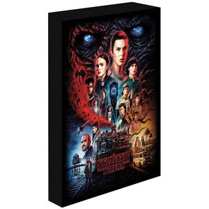 Stranger Things, 30 × 40 cm - LED világítás kép