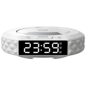 IMMAX Immax CLOCK multifunkcionális asztali óra, Qi vezeték nélküli töltő 3in1, 5 W / 10 W kép