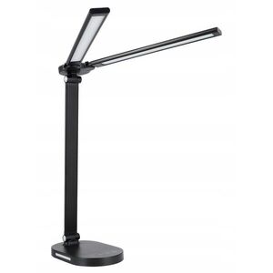 SMART LED CCT asztali LED munkalámpa, 15 W, 755 lm, USB, fekete kép