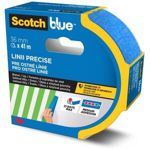 3M Scotch™ univerzális maszkolószalag 36 mm × 41 m, kivitel 2093 – éles vonalakhoz kép