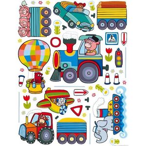K1046 Öntapadós dekoráció, WALL STICKER TRAIN, 65 x 85 cm kép