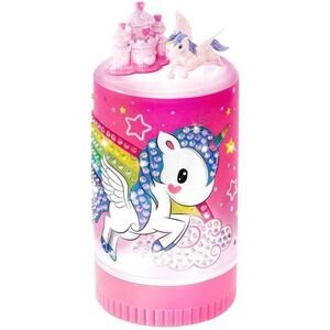 LEAN Toys 27395 LED Diamond Painting Egyszarvú LED-es éjszakai fény kép