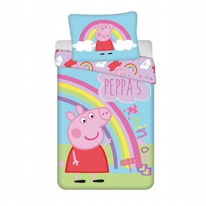 Jerry Fabrics PEP016 Ágyneműhuzat - Peppa malac, 140×200 + 70×90 cm kép