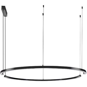 IMMAX NEO FINO MOON Okos függő lámpatest 2x félköríves, 120 cm, 72 W, Zigbee 3.0, fekete kép