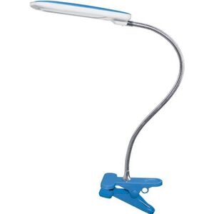 ACA Lighting BAZ LED asztali lámpa kapcsolóval és klipsszel 5W/230V/4000K/340Lm/120°/IP20, kék kép