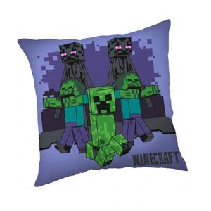 Jerry Fabrics Párna - Minecraft Mobs Coming for You, 40×40 cm kép