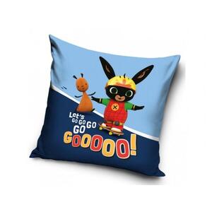 CARBOTEX Bing nyuszi és Flop Lets Go! párna, 40×40 cm kép