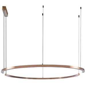 IMMAX NEO FINO MOON Okos függő lámpatest 2x félköríves, 120 cm, 72 W, Zigbee 3.0, réz/rose gold kép