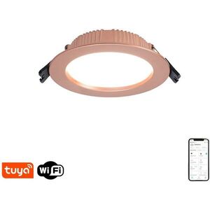 Immax NEO DOWN süllyesztett / mennyezeti lámpa, 12 cm, 12 W, WIFI BEACON CCT, réz/rose gold kép