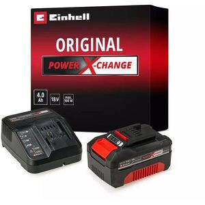 EINHELL Power X-Change 18 V Starter Kit (akkumulátor 4, 0 Ah + töltő), 4512042 kép