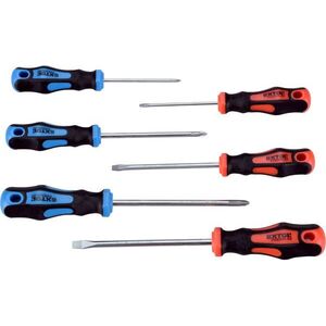 EXTOL Premium csavarhúzó készlet, 3x (-), 3x (PH), CrV, 6 db kép