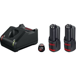 Bosch Professional 1600A019R8 GBA 12V 2.0Ah akkumulátor, 2db + GAL 12V-40 töltő kép