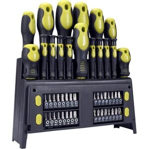 EXTOL Craft csavarhúzók bitekkel, CrV, 49 db kép