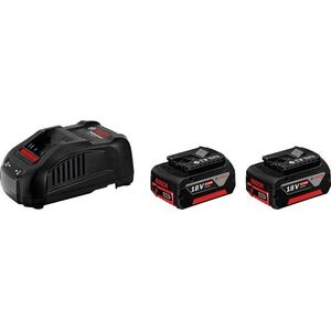 Bosch Professional 1600A00B8J GBA 18V 5, 0Ah akkumulátor, 2 db + GAL 1880 CV töltő kép