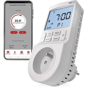 EMOS GoSmart 2in1, digitális időzítő funkció, Wi-Fi kép
