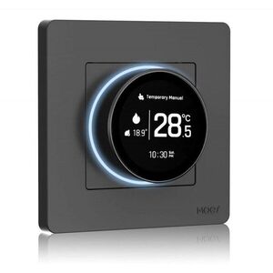 MOES Smart ZigBee Thermostat, GA Water Floor Heating 5A, Gray kép