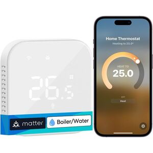 Meross Smart Wi-Fi Thermostat for Boiler/Water Heating System, fehér kép