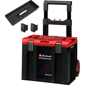 Einhell 4540054 E-Case Sealed Görgős rendszerkoffer szerszámokhoz, L, IP65 vízálló kép