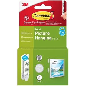3M Command™ képakasztó csíkok, 4 darab, teherbírás 2 kg kép