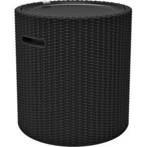 KETER COOL STOOL Kerti asztal tárolóval, grafit 44 cm kép