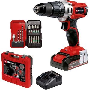 EINHELL Akkus ütvefúró csavarozó + fúrószárak, bitek TE-CD 45706 Li-i, 4514220 (1x2, 5 Ah) kép