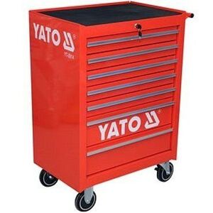 YATO Szerszámkocsi, 7 fiókos, piros kép