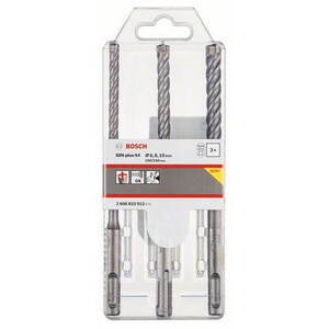 Bosch 2608833912 SDS-plus fúrószár készlet, 4 pengés, 3 db kép