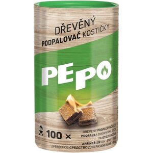 PE-PO Fa begyújtókocka, PEFC, 100 darab kép