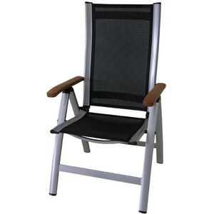 Sun Garden Ass Comfort kerti fotel, ezüst/fekete kép