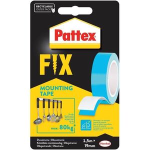 PATTEX Fix Kétoldalas ragasztószalag, 1, 9 cm × 1, 5 m kép