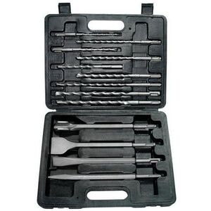 EXTOL CRAFT 23951 SDS PLUS fúró és véső készlet, 13 db kép