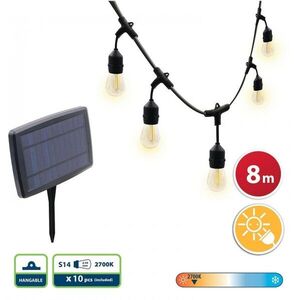 VELAMP LED napelemes fényfüzér PS070S kép