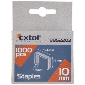 EXTOL 8852203 PREMIUM, 10 mm, tűzőkapcsok kép