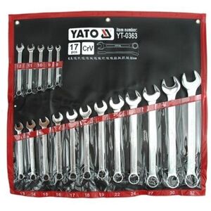 Yato Csavarkulcskészlet 17 db, 8-32 mm kép