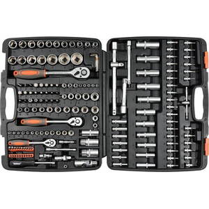 STHOR TO-58688, 1/2", 3/8", 1/4", krova készlet, 173 db kép