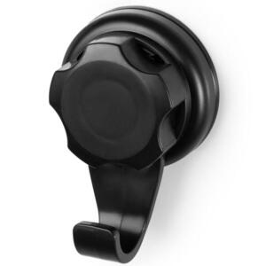 Compactor Bestlock fekete fürdőszobai kampók tapadókoronggal 2 db kép