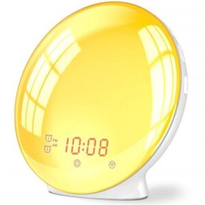 iQtech SmartLife Wi-Fi ébresztőóra napfelkelte-szimulációval és FM rádióval kép