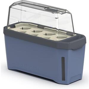 Gusta Garden HARRY HERBS önöntöző virágláda fedővel, kék kép