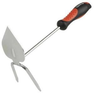 YATO kézi kapa + kultivátor nyéllel 320 mm krómozott kép