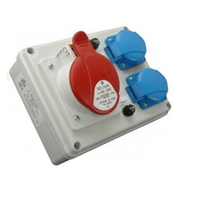 SEZ-CZ Mini Praktik, IP 54, 2×230 V, 1×3243, konnektoros kapcsolótábla kép
