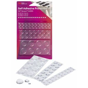3M Bumpon Ütközőpárna szett, 20× 7, 9×2, 2 mm, 14× 12, 7×3, 5 mm, 8× 19, 1×4, 1 mm kép