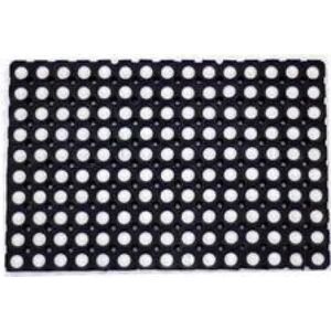 DuraHome gumiszőnyeg Rote 50 × 100 x 1, 6 cm, fekete kép