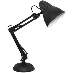 ACA DECOR Ufficio Retró asztali lámpa, fekete kép