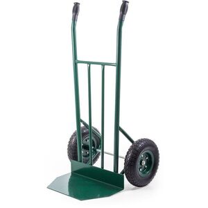 G21 Profi molnárkocsi, 280 kg, felfújható kerék, zöld kép