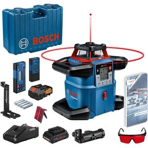 BOSCH 0601061F00 Professional GRL 600 CHV Forgólézer + LR60 + RC6 + koffer kép