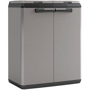 KETER Split Cabinet Basic kerti szekrény / szelektív szemetes, 68×39×85 cm kép