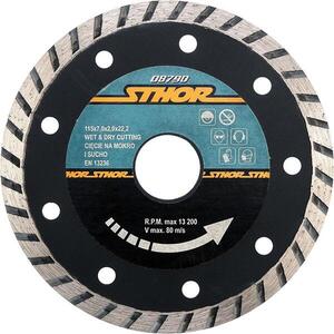 STHOR gyémánt vágókorong, 115 x 7, 0 x 2, 0 x 22, 2mm, Turbo TO-08790 kép