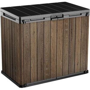 Keter Deco Horizontal Store It Out Kerti tároló, 1150 l, Walnut kép