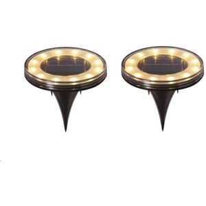 VELAMP 2 db napelemes LED kerti lámpa SPK16 kép