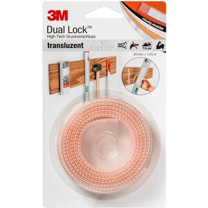 3M™ Dual-Lock™ öntapadó tépőzár SJ3560, átlátszó, 25mm x 1, 25m bliszter csomagolásban kép